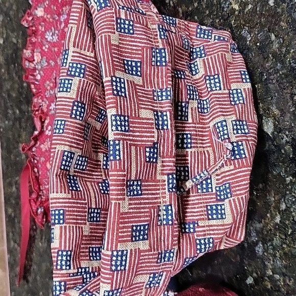 Lot of 4 Longaberger Basket Liners and one Protector Various Sizes  Patterns - Picture 2 of 10